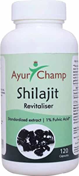 Ayur Champ Shilajit Capsules 240Mg - 120 Capsules