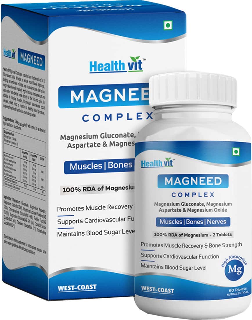 Healthvit Magneed Complex Magnesium Relax Supplement - 60 Tablets