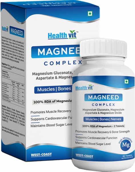 Healthvit Magneed Complex Magnesium Relax Supplement - 60 Tablets