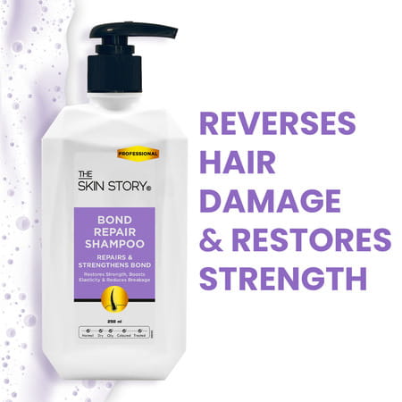 The Skin Story Professional Bond Repair Shampoo For Strong Moisturized Hair For Hair Breakage 250 Ml