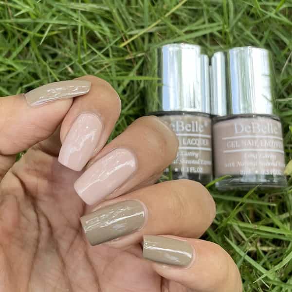 Debelle Gel Nail Polish Gift Set Of 2 Peony Blossom | Cocobean - 16 Ml (8 Ml Each)