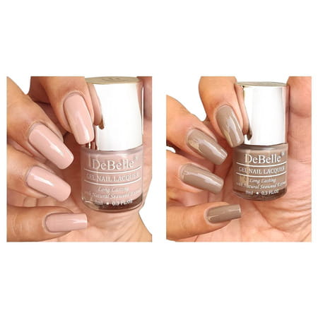 Debelle Gel Nail Polish Gift Set Of 2 Peony Blossom | Cocobean - 16 Ml (8 Ml Each)