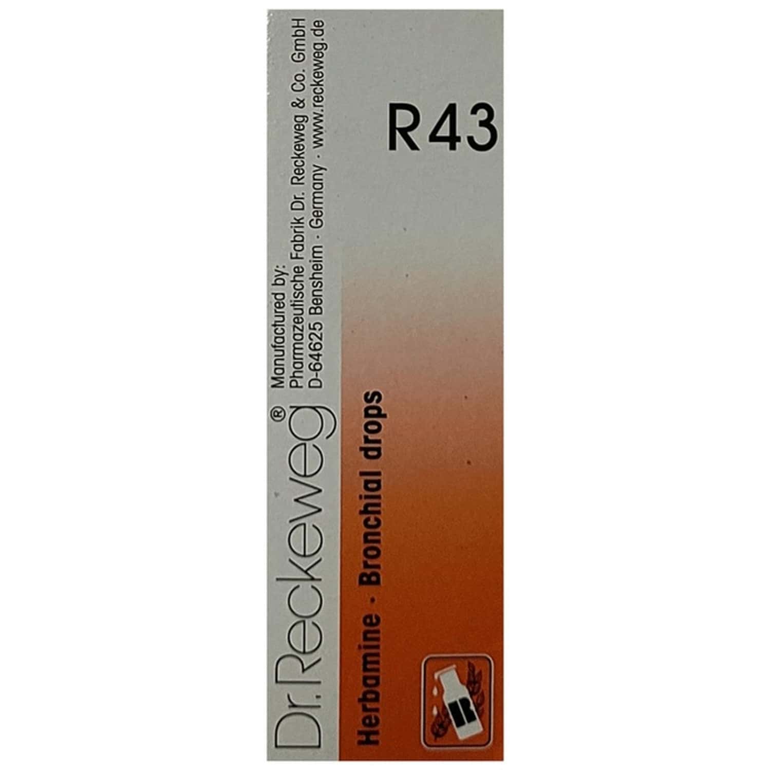 Dr. Reckeweg R43 Bronchial Drops 22 Ml