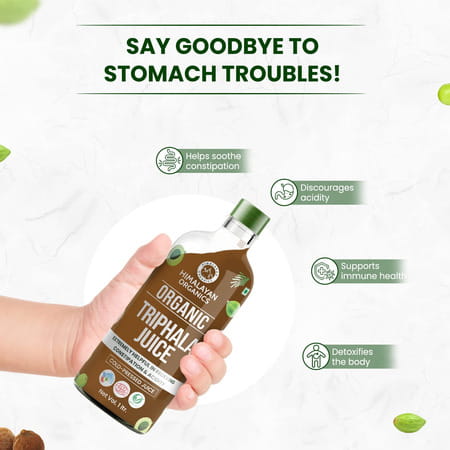 Himalayan Organics Organic Triphala Juice|Supports Metabolism | Immunity|Anti-Oxidants. (1l)