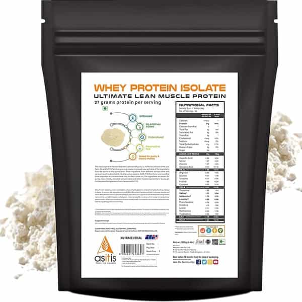 As-It-Is Nutrition Whey Protein Isolate - 2Kg Pouch