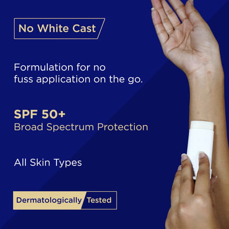Undry Sunscreen Stick With Vitamin C; Sunscreen Spf 50 For Face|Women & Men (Sunscreen Stick 13gm)