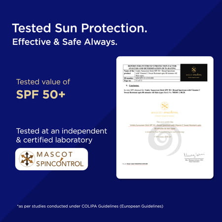 Undry Sunscreen Stick With Vitamin C; Sunscreen Spf 50 For Face|Women & Men (Sunscreen Stick 13gm)