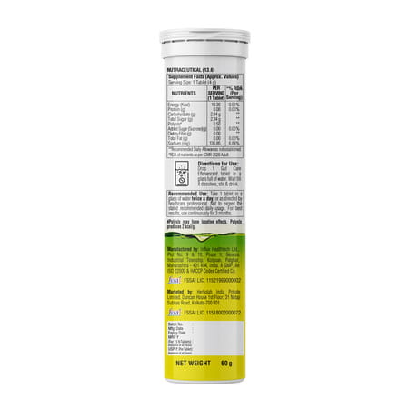 Dr. Vaidya'S Gut Care Effervescent Tablets | Helps Gut Health | Nimbu Pani | 15n (Pack Of 4)