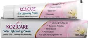 Kozicare Kojic Acid Arbutin Glutathione Skin Lightening Cream - 15g ( Pack Of 2 )