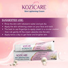 Kozicare Kojic Acid Arbutin Glutathione Skin Lightening Cream - 15G ( Pack Of 2 )