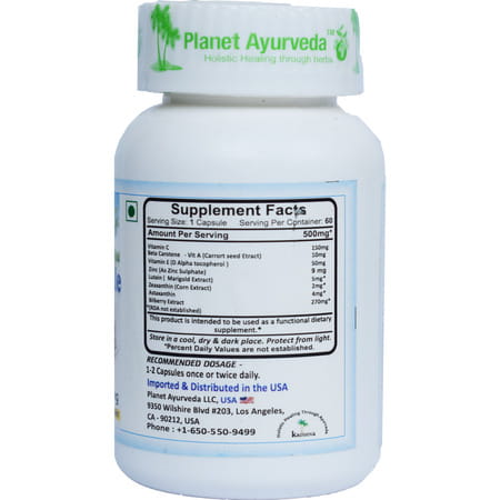 Planet Ayurveda Angel Eye Vitale - 60 Capsules