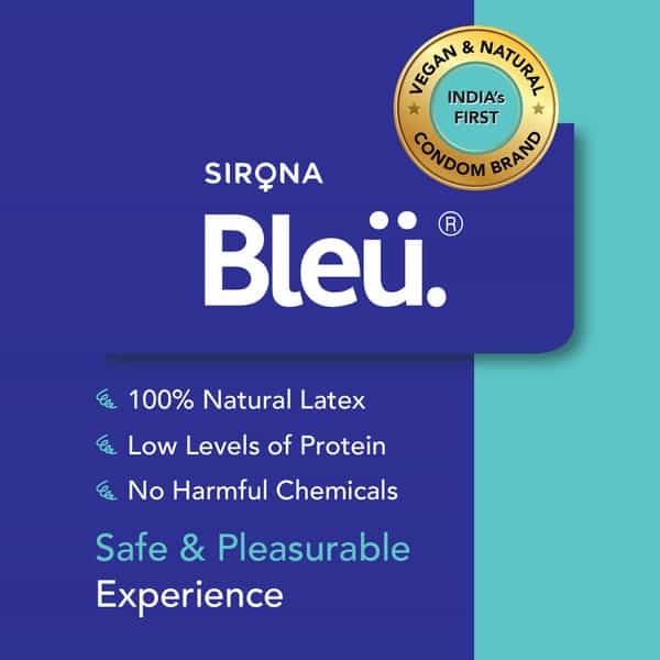 Spiral By Bleu|Toxin Free Condoms For Men|Unique Shaped Head (First In India) Pack Of 1 (8 Count)