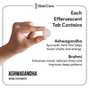 Bold Care Ashwagandha Effervescent Tablets With Brahmi & Pepper|Boosts Energy & Stamina-20 Tablets
