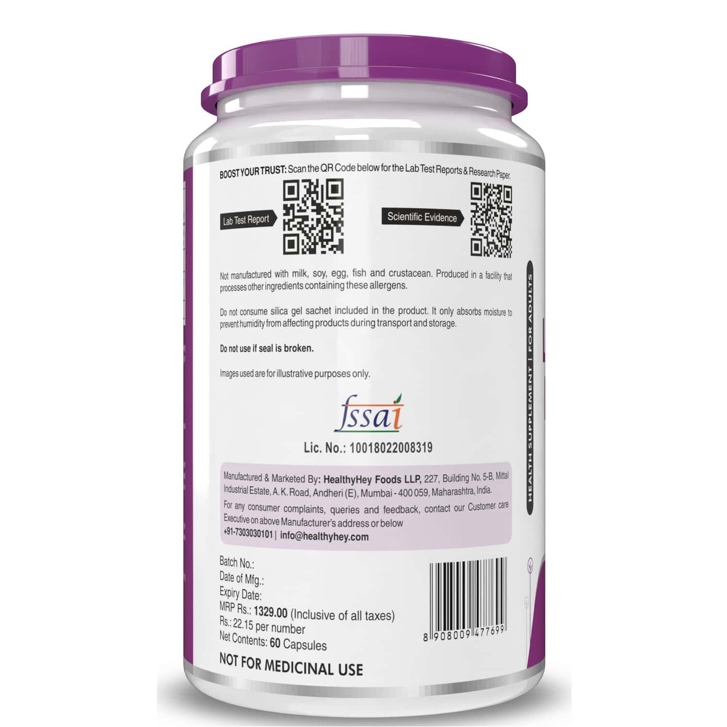 Buy HEALTHYHEY NUTRITION L-CARNITINE & L-TARTRATE (LCLT)