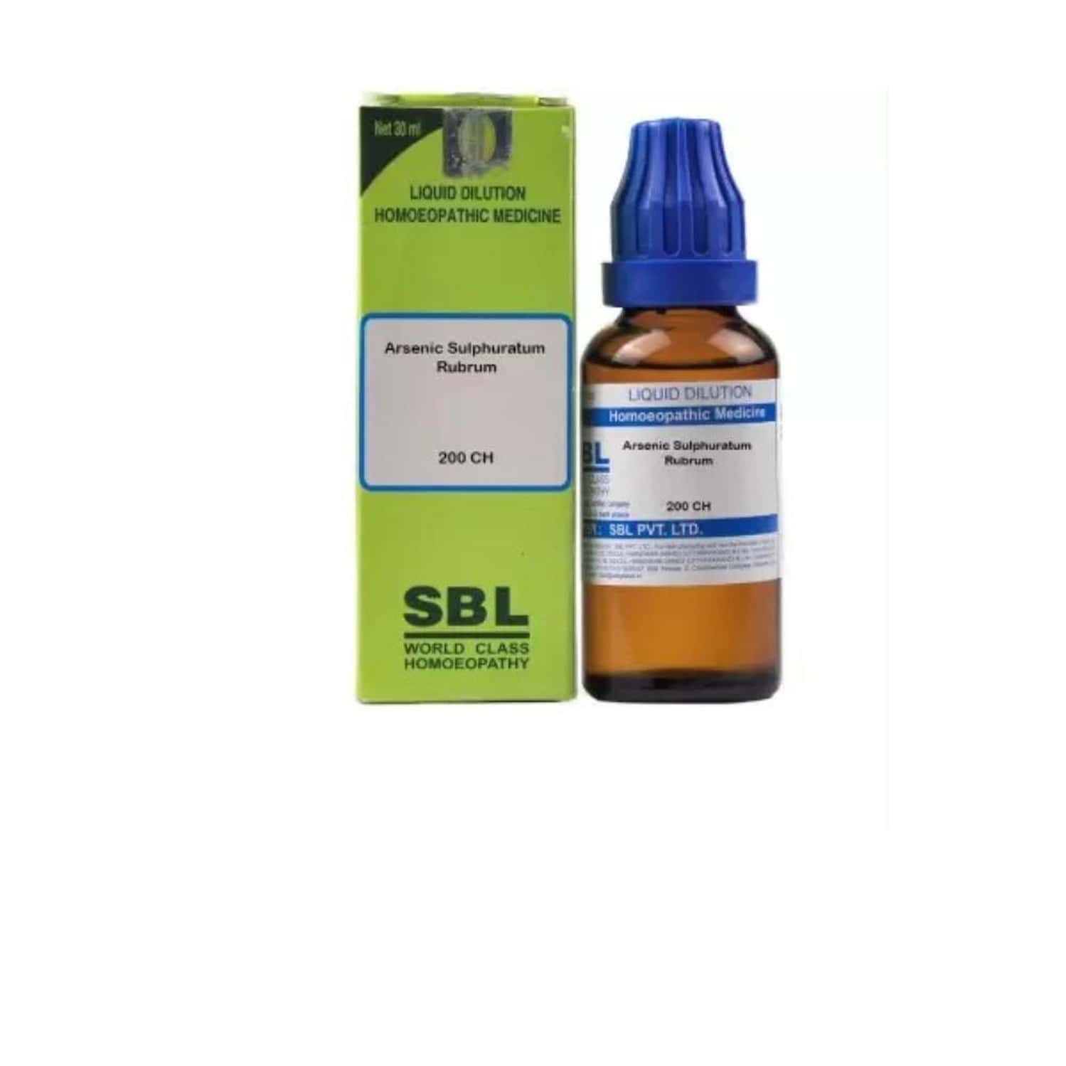 Sbl Arsenic Sulphuratum Rubrum Dilution 200 Ch 30 Ml Pack Of 3