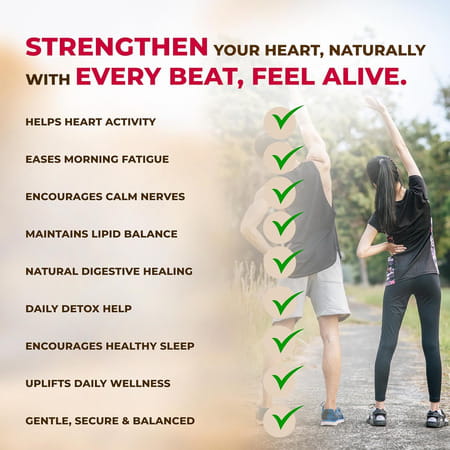 Jeena Sikho Heart Healer | Herbal Tea For Heart | Healer Sachets | Heart Block Remove 60 Sachets