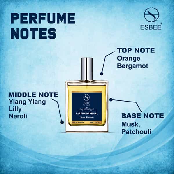 Esbee The Perfum Original For Men | Long-Lasting Luxury Fragrance | Up To 10-Hour Wear | 50Ml