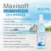 Maxisoft Sea Breeze Sanitizer Spray | Aloe Vera Neem & Vitamin E (120 Ml Pack Of 12)