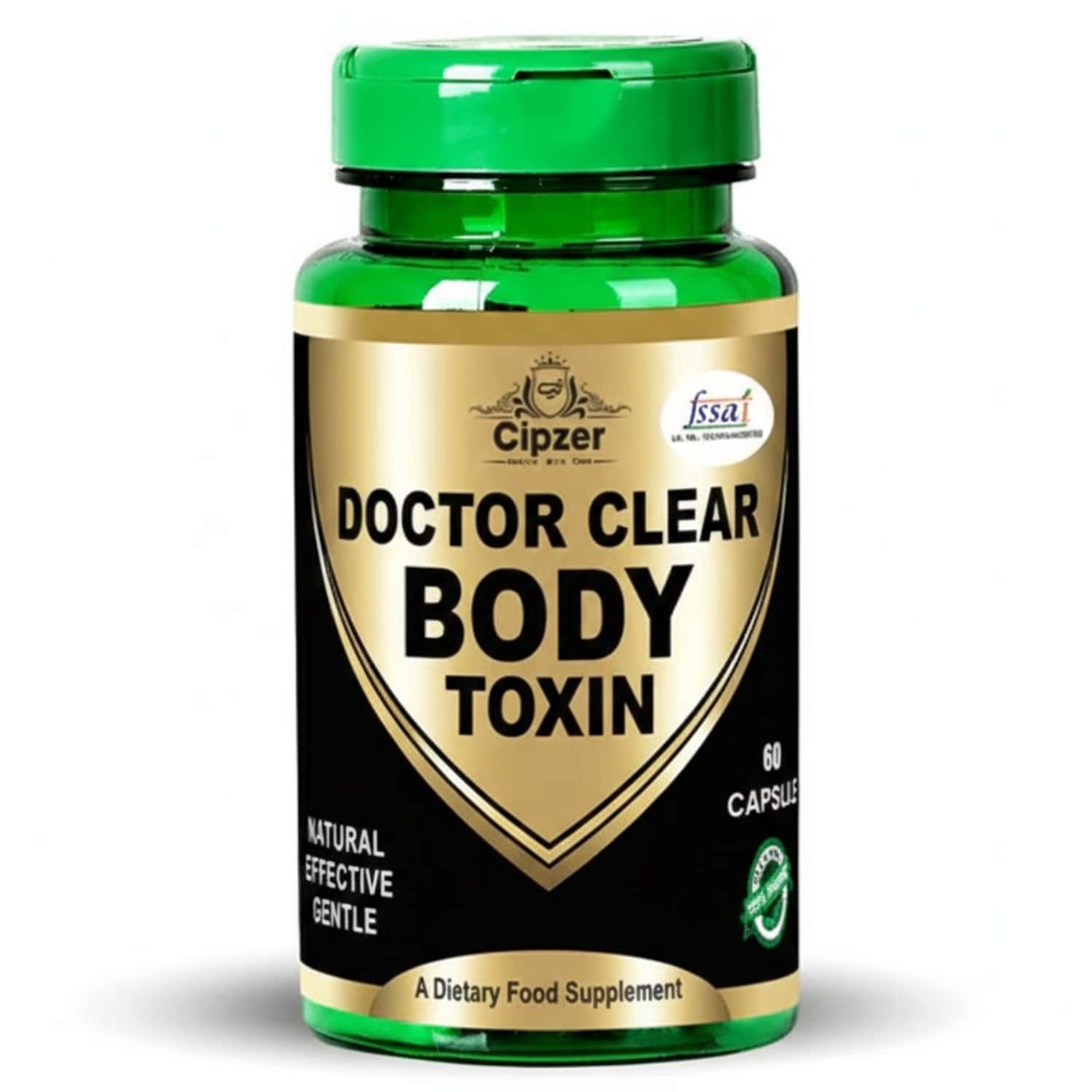 Cipzer Doctor Clear Body Toxin 60 Capsules | Supports Detox & Promotes Body Wellness