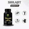 Fij Ayurveda Raw Shilajit/Shilajeet Resin 20gm & Premium Shilajit Capsule - 60 Capsules (Combo Pack)