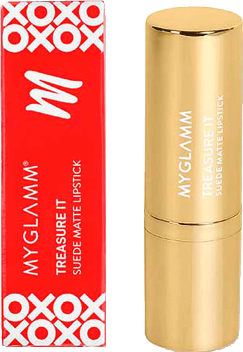 Buy MYGLAMM TREASURE IT SUEDE MATTE LIPSTICKLOVE TRIANGLE Online & Get