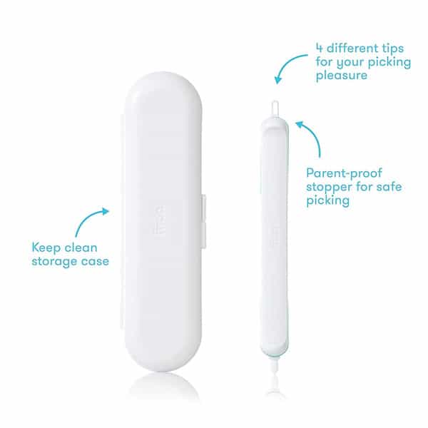 Frida Baby 3 In 1 Nose Nail Ear Picker Baby Hygiene Cleaning Tool 1 Count