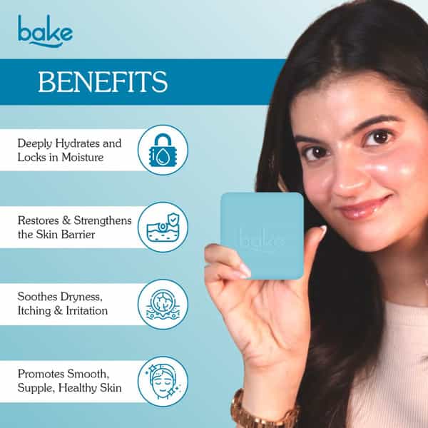 Bake Ultra Moisturizing Soap With Oat Milk For Sensitive Skin (Pack Of 2)