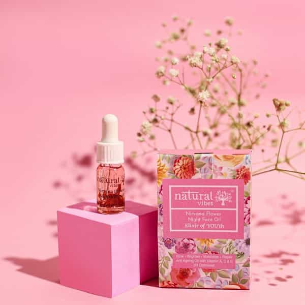 Natural Vibes Glow Getter Gift Set With Jade Face Roller | Face Serum & Face Oils