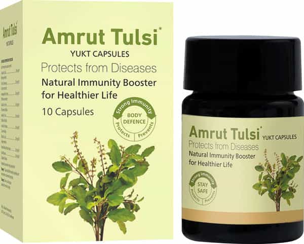 Amrut Tulsi Capsules 10 Capsules (Pack Of 1)