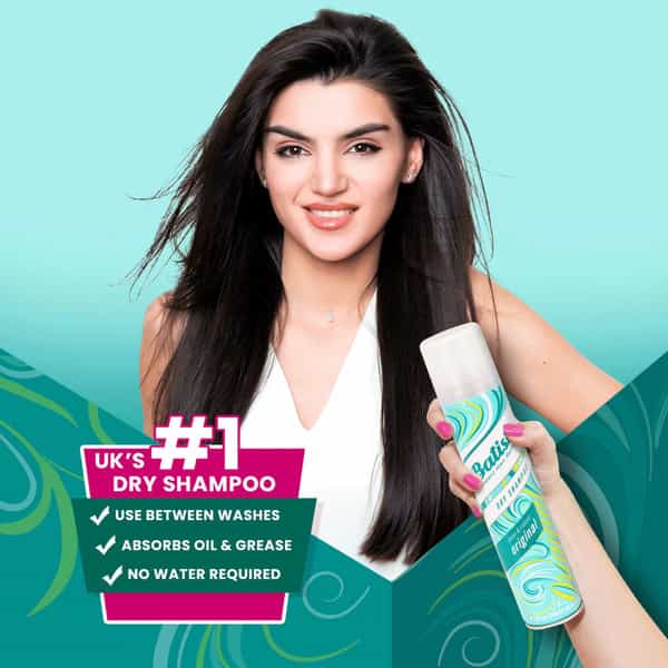 Batiste Instant Hair Refresh Dry Shampoo - Clean & Classic Original - 200Ml