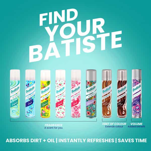 Batiste Instant Hair Refresh Dry Shampoo - Clean & Classic Original - 200Ml