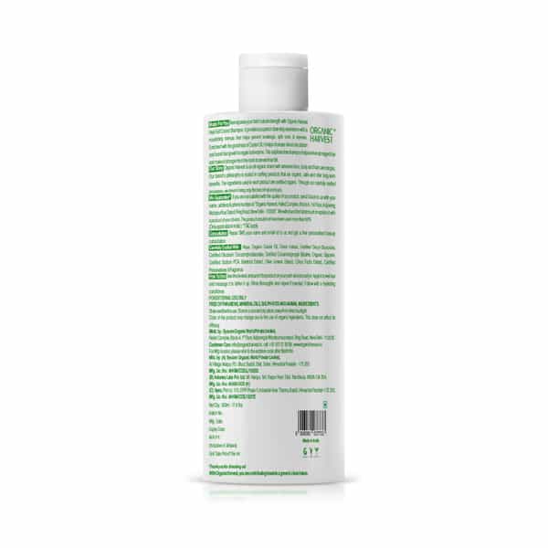 Organic Harvest Hairfall Control Shampoo: Castor Oil | Anti Hair Fall Shampoo For Dry Hair | 500Ml
