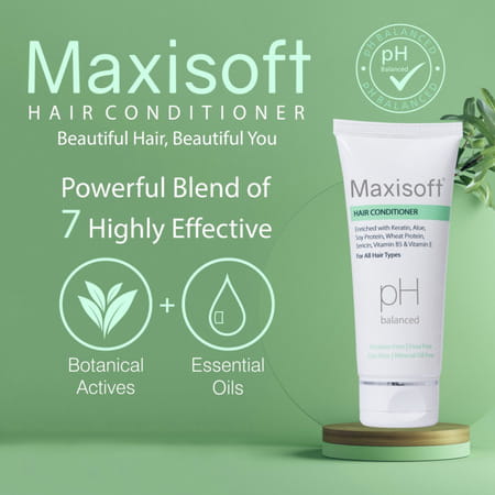 Maxisoft Hair Conditioner | For All Hair Types | Tube | 100 Ml | Pack Of 1