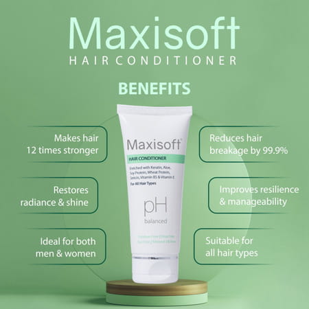Maxisoft Hair Conditioner | For All Hair Types | Tube | 100 Ml | Pack Of 1