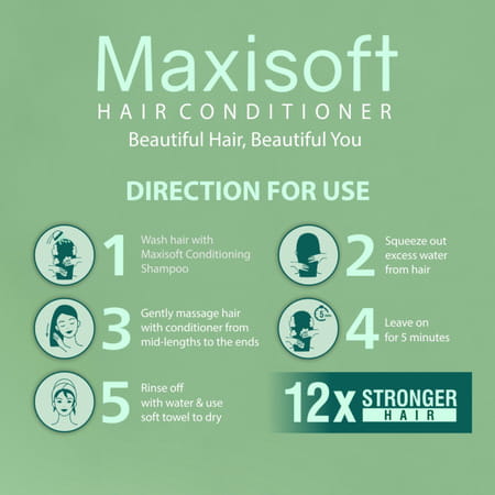 Maxisoft Hair Conditioner | For All Hair Types | Tube | 100 Ml | Pack Of 1