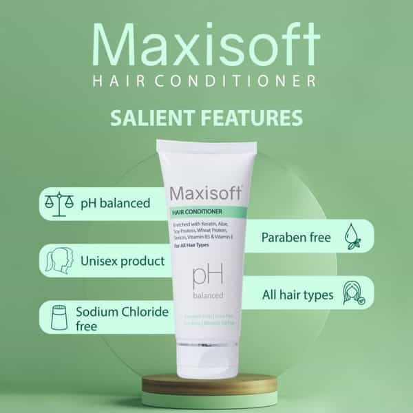 Maxisoft Hair Conditioner | For All Hair Types | Tube | 100 Ml | Pack Of 1