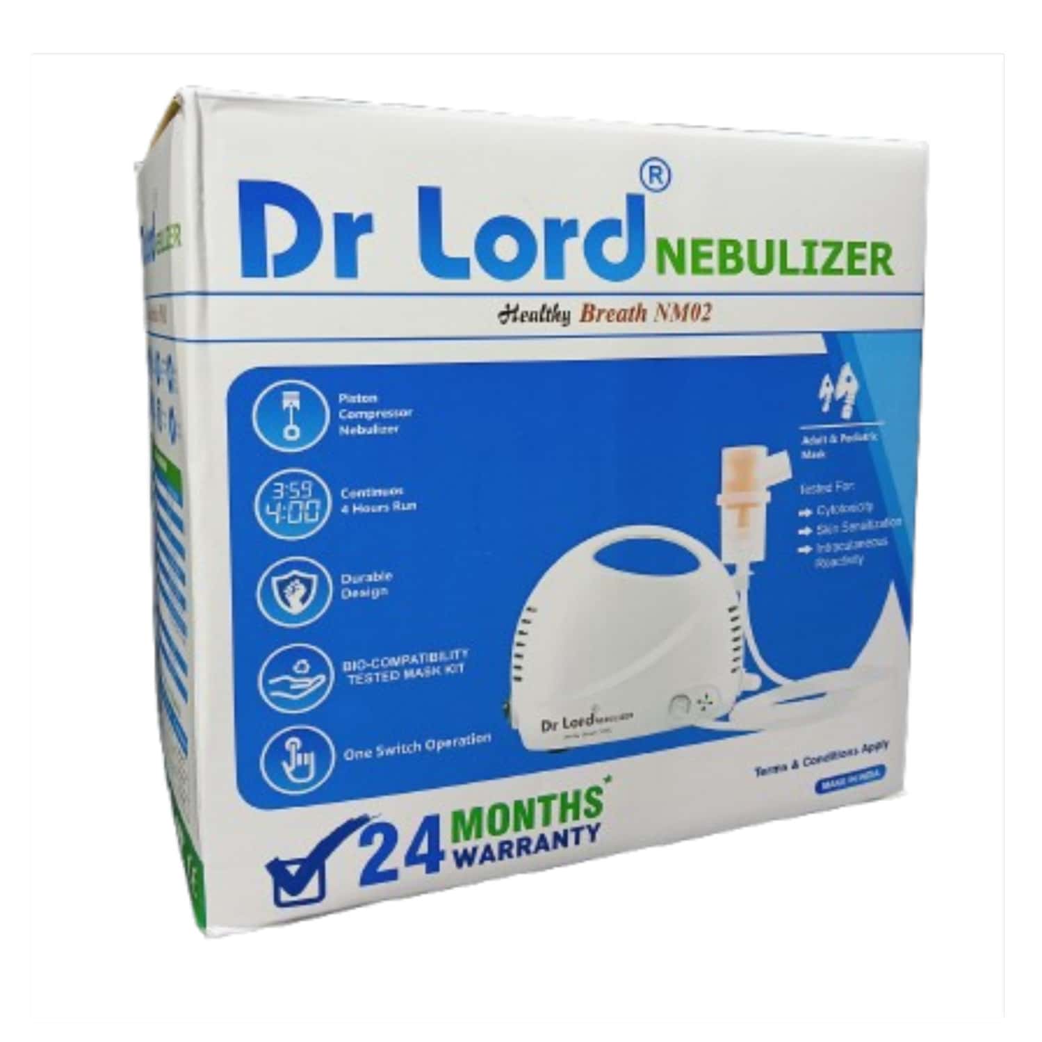 Dr Lord Nebulizer Machine Nm02 Machine For Adult & Kids