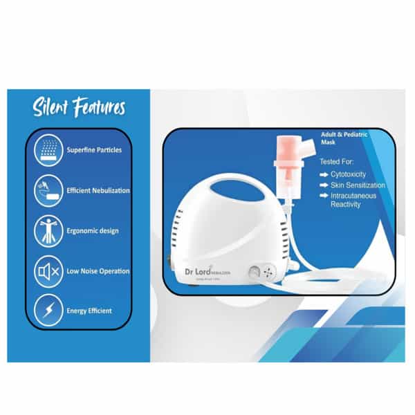 Dr Lord Nebulizer Machine Nm02 Machine For Adult & Kids