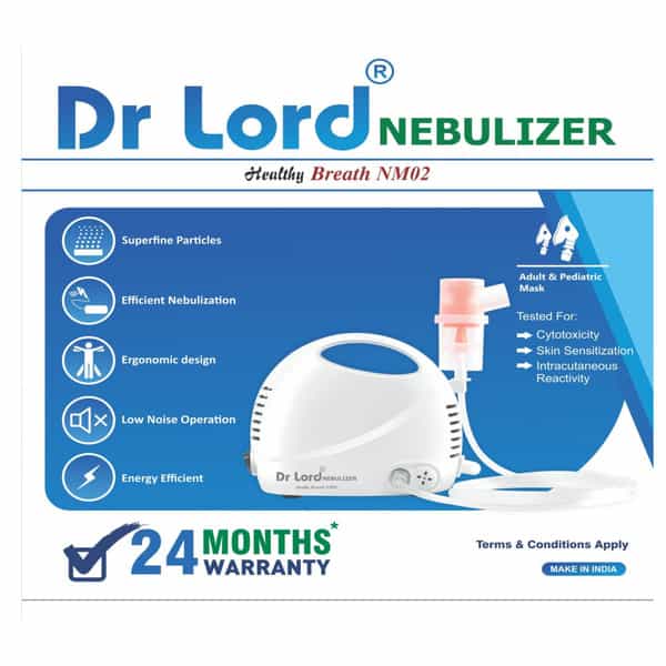 Dr Lord Nebulizer Machine Nm02 Machine For Adult & Kids