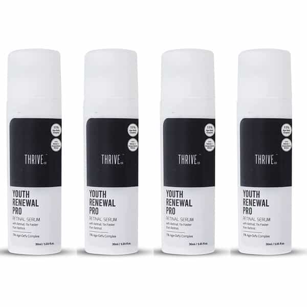 Thriveco Youth Renewal Serum Pro For Anti-Ageing | Seasoned Retinol Users | Unisex | 30Ml | 4 Packs