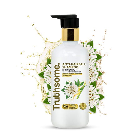 Truthsome Anti-Hairfall Shampoo With Bhringaraj And Bamboo Extract | 300 Ml