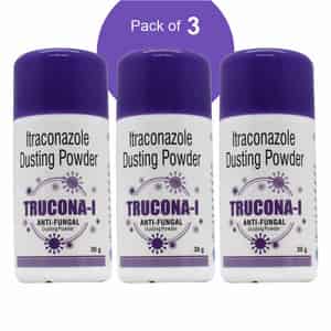 Trucona-i Itraconazole 1 % Anti Fungal Dusting Powder 30 Gms Pack Of 3