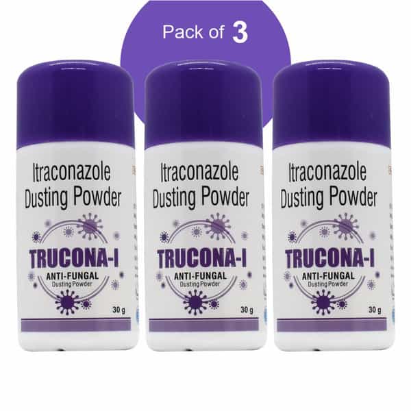 Trucona-I Itraconazole 1 % Anti Fungal Dusting Powder 30 Gms Pack Of 3