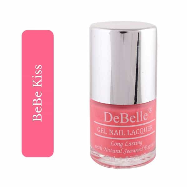 Debelle Gel Nail Lacquer Bebe Kiss Baby Pink Nail Polish--8Ml