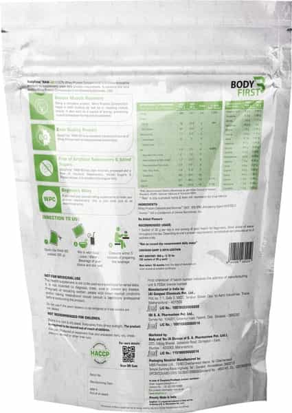Bodyfirst Raw-80 (100% Whey Protein Concentrate)