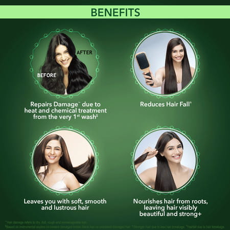 Emami Kesh King Scalp And Hair Medicine Damage Repair Shampoo Milk Protein Reduces Hairfall 600 Ml