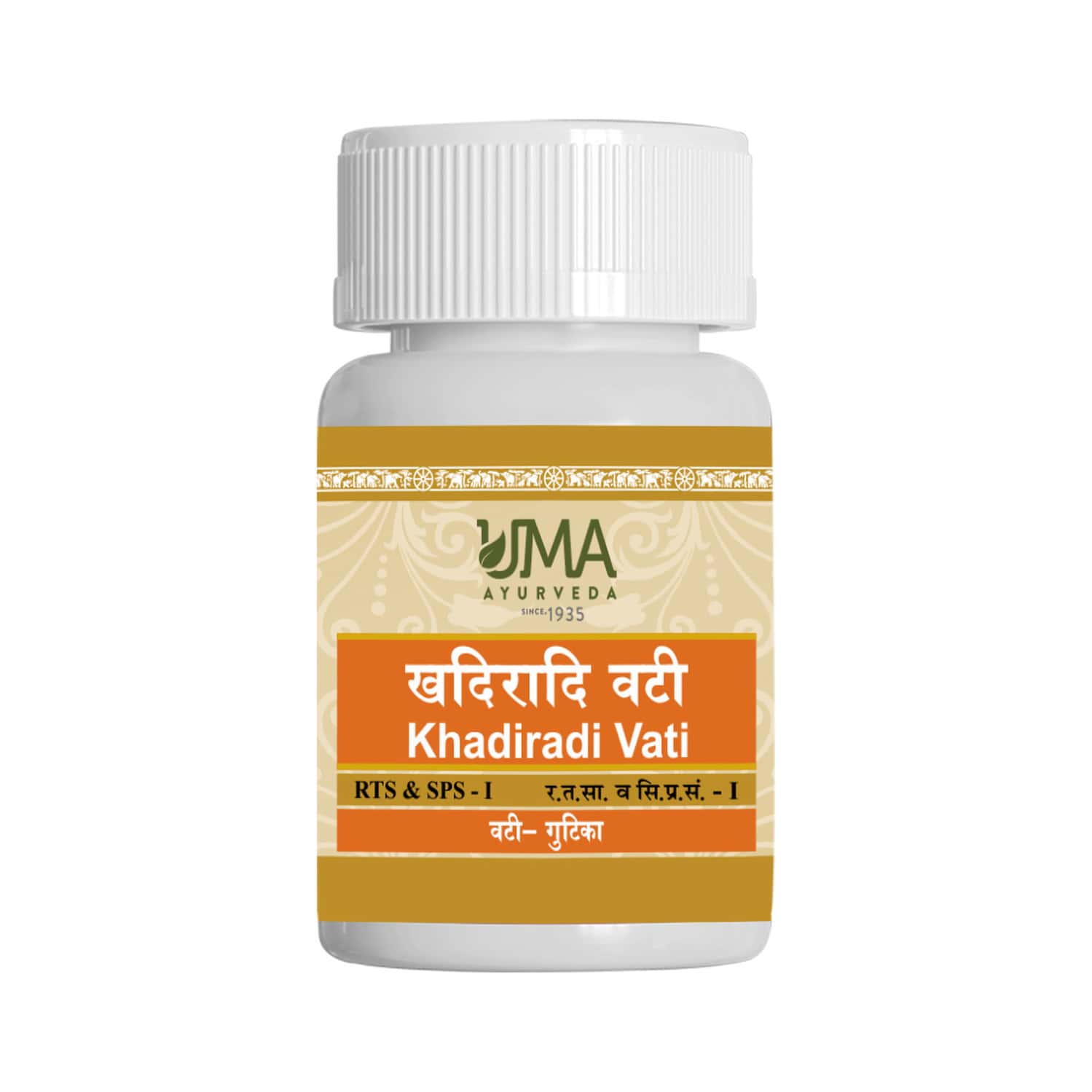 Uma Ayurveda Khadaradi Vati Ayurvedic Tablets 80 Tab
