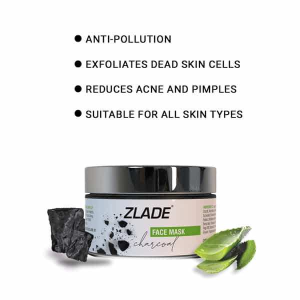 Zlade Essentials Charcoal Face Mask 50 Gm