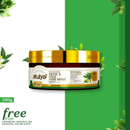 Atulya Neem & Sage Hair Mask 200 Gm
