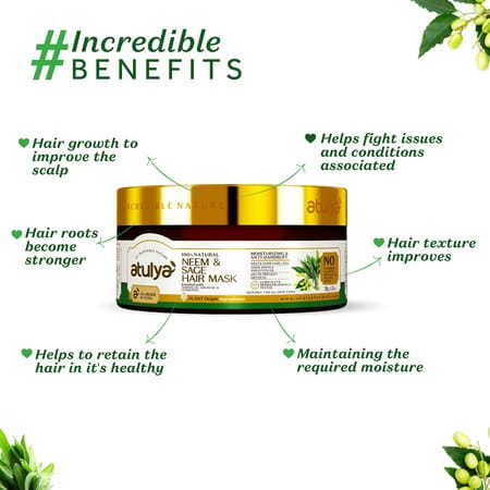 Atulya Neem & Sage Hair Mask 200 Gm